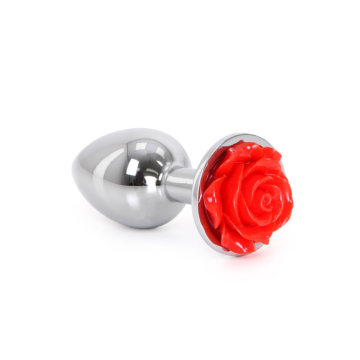 Kiotos Red Rose Aluminium Butt Plug