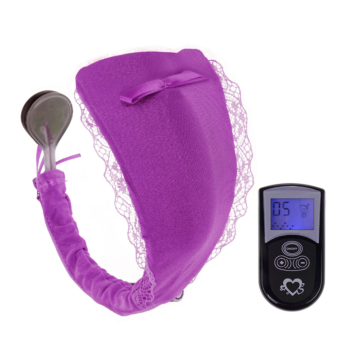 Baile C-String Purple Vibrating Underwear+Wireless Control