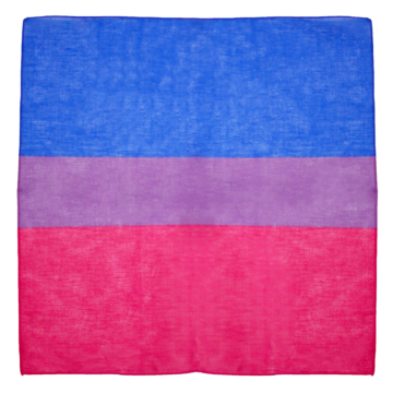 Bisexual Flag Cotton Bandanas - Multi Color