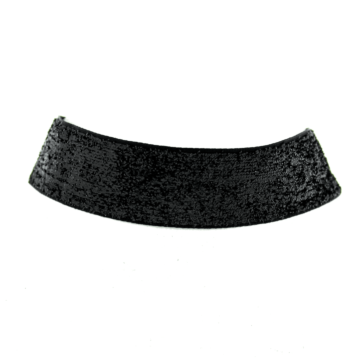 Sparkling Black Choker by Kinksters