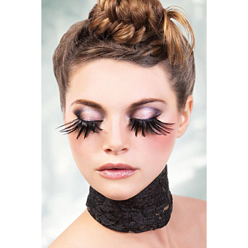 BACI Black Feather Eyelashes