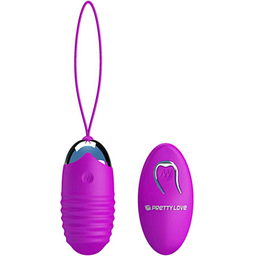 Pretty Love Silicone Vibrating Egg (Purple)