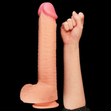Lovetoy Big Trouble Skin Silicone Dildo