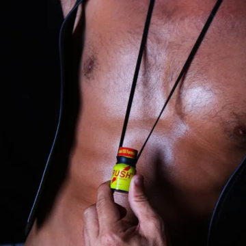 Black Silicone Elastic Lanyard Bottle Holder