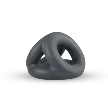 Boners Liquid Silicone Triple Cockring Gray