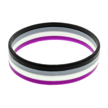 Asexual Silicone Bracelets - Multi Color