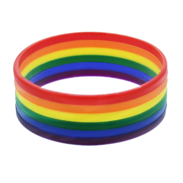 Rainbow Silicone Bracelets