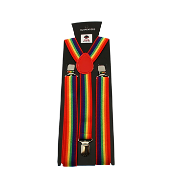 Rainbow Stripe Braces