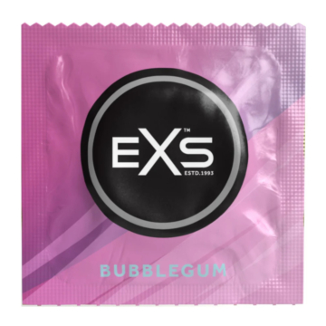 EXS Bubblegum Rap Condom - Multi Color