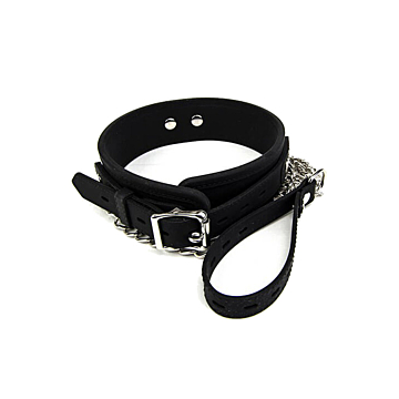 Bound to Please Silicone Collar & Lead - Black