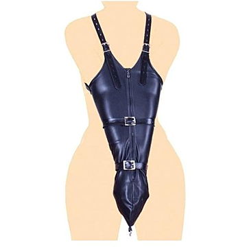 Kinksters Black Leather Camisole