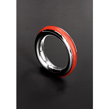 Triune Stainless Steel Red Cock Ring