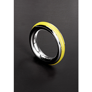 Triune Stainless Steel Cock Ring - 40mm Yellow