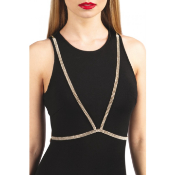 Chiara Golden Body Harness