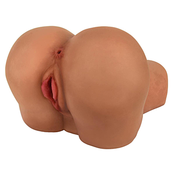 Tia Vibrating Butt Doggie Style - Latte