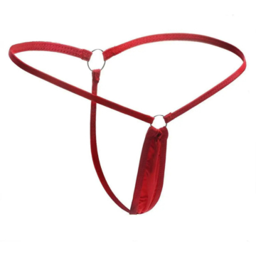 Low Waist Thong-String Red-M