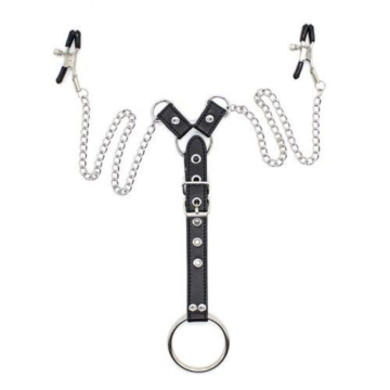 Intense Pleasure with Penitence Man Nipples Clamps