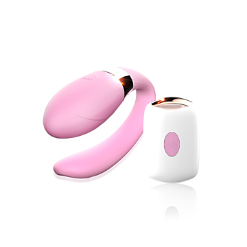 Kinksters Pink V-Vibe: 7 Function Couples Stimulator