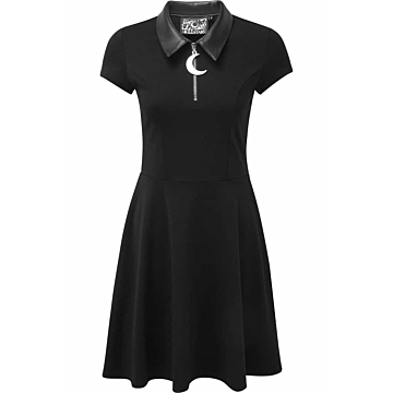 Enchanting Μαύρο Coven Cutie Skater Dress [B]