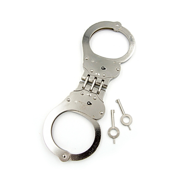 Mister B HandCuffs Hinged Steel