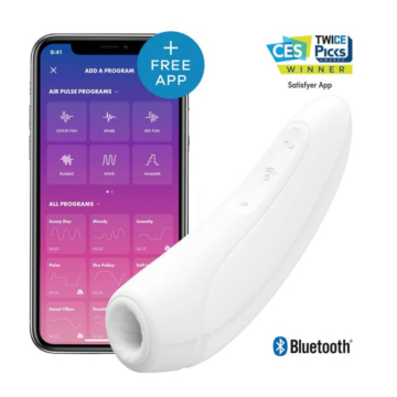Satisfyer Curvy 1+ Clitoral Stimulator - White
