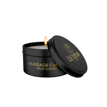 Erotic Massage Candle - Rose Scented 100gr