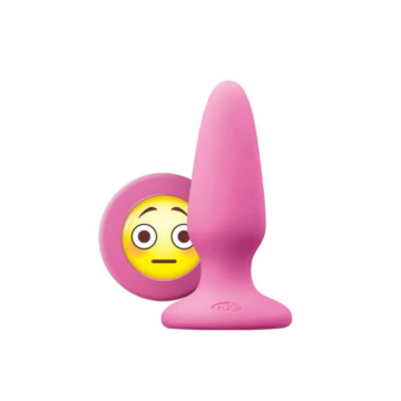 NS Novelties Silicone Pink Butt Plug - M