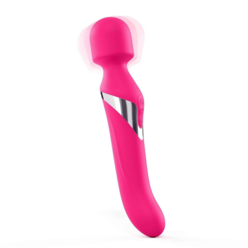 Dorcel Dual Orgasm Wand - Fuchsia