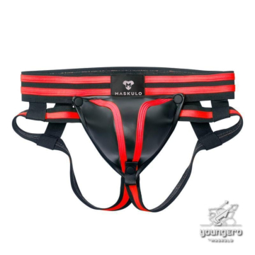 Youngero Generation Y. Men's Fetish Jockstraps. Codpiece Red