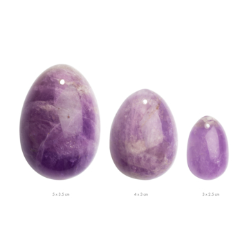 LA GEMMES Amethyst Yoni Egg Set