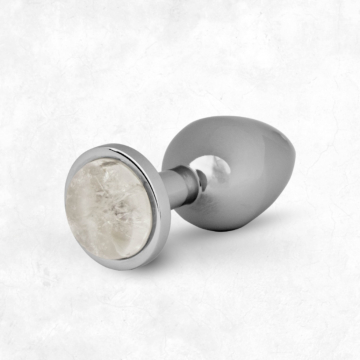 Clear Quartz Butt Plug - La Gemmes