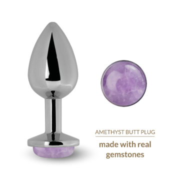 LA GEMMES Amethyst Quartz Plug