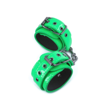 Ns Novelties Electra Wrist Cuffs Green