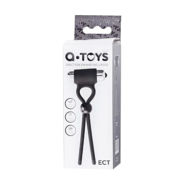 ToyFa Erection Lasso: Black Silicone 14cm
