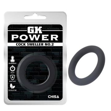 Chisa Power Ring | Black Silicone
