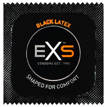 EXS Black Latex Condom