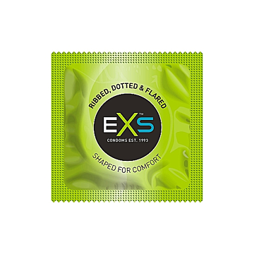 EXS Ribbed & Dotted Condom - Enhanced Pleasure