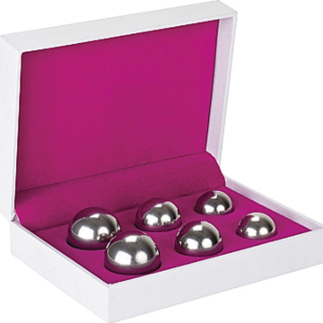 Shots Media Silver Ben Wa Balls Set