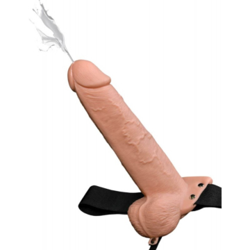 Fetish Fantasy 9" Hollow Squirting Strap-on