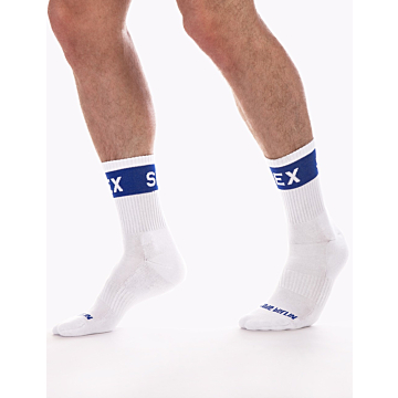 Barcode Berlin Fetish Half Socks - White