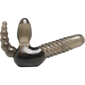 Strapless Gray Anal Stimulator - Fetish Fantasy