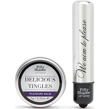Fifty Shades of Grey Pleasure Overload Delicious Tingles Silver