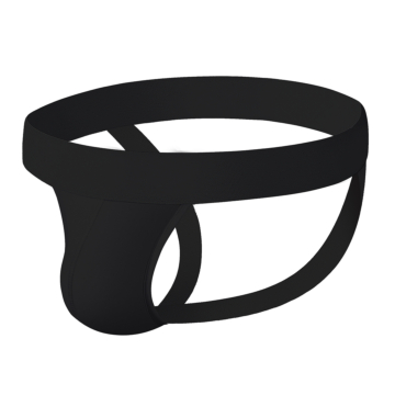 Mens Jockstrap Cotton Underwear Black