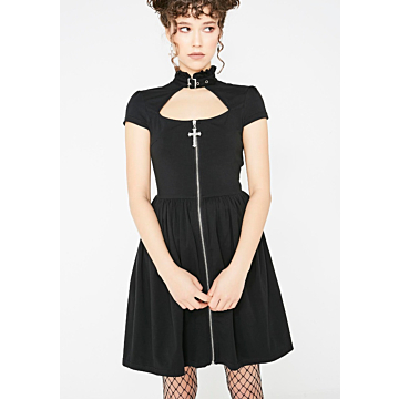 Lucinda Dress [B] Μαύρο - Αισθησιασμός από Kinksters