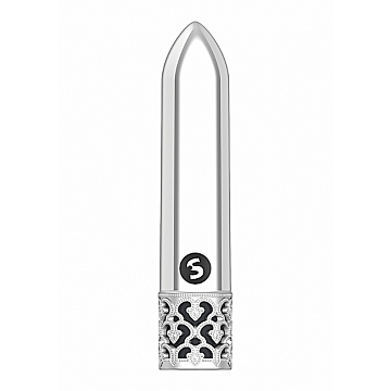 Glitz Silver Mini Vibrator by Shots Media