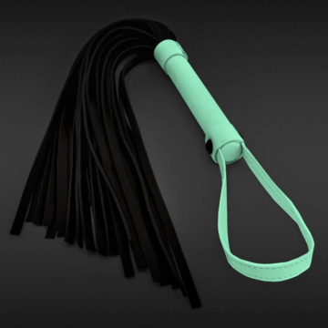 NS NOVELTIES GLO Bondage Flogger - Green
