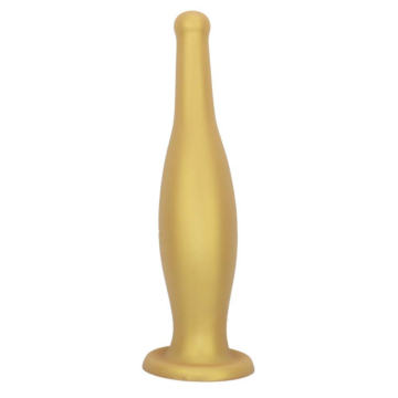 Gold Bottle Silicone Big Anal Butt Plug Thick Dildo