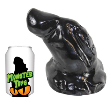 Monster Toys Black Vinyl Anal Dildo