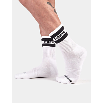 Barcode Berlin White Fetish Socks