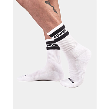 Barcode Berlin White Fetish Socks